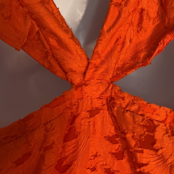 LC Lauren Conrad | Square Neck, Ruffle Sleeve,Cross Back top - Picture 11 of 15